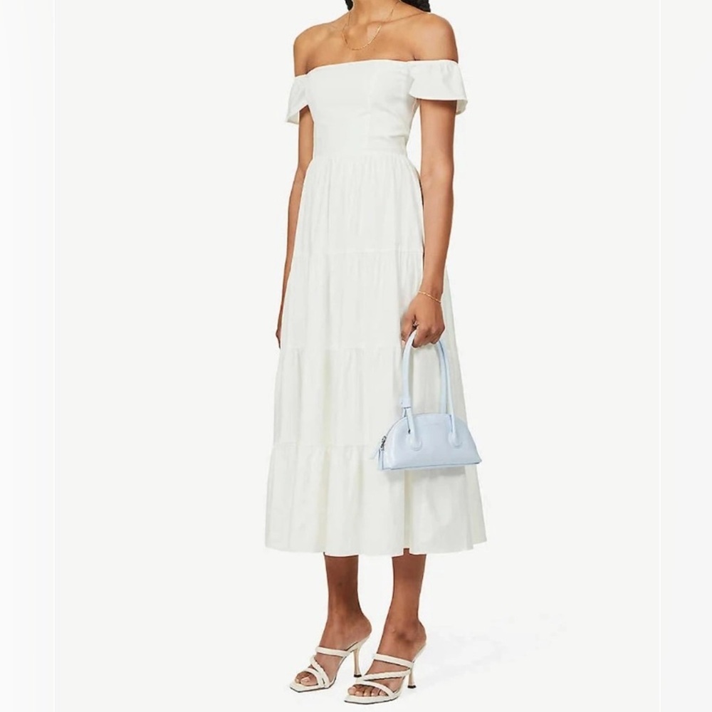 NWT Reformation Derek Tiered Maxi Dress